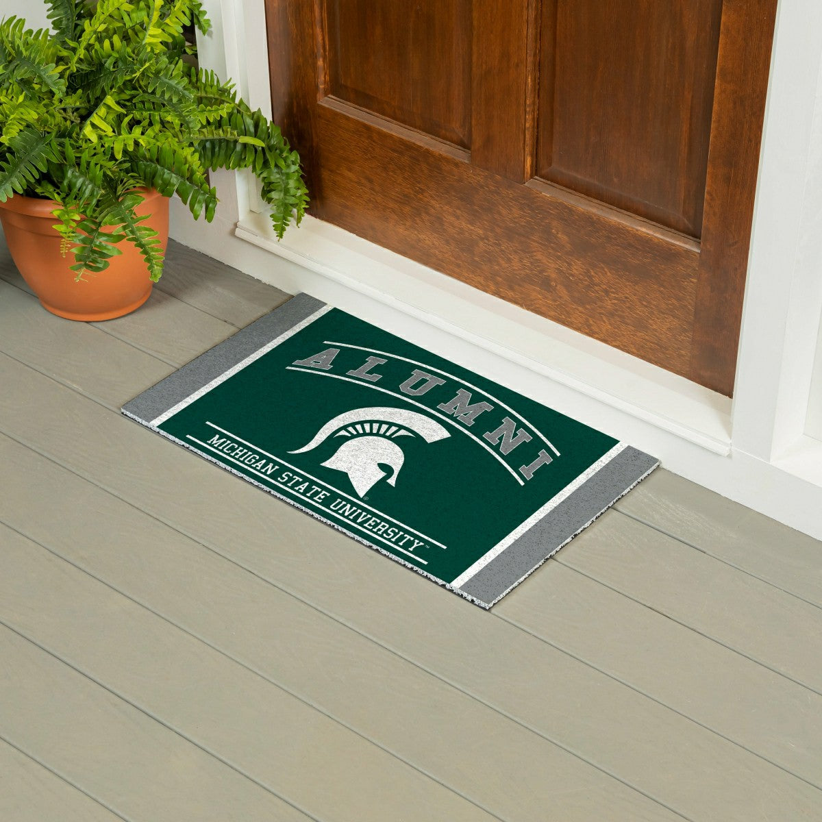 Michigan State University Alumni Mat, 28"x16" - Collegiate