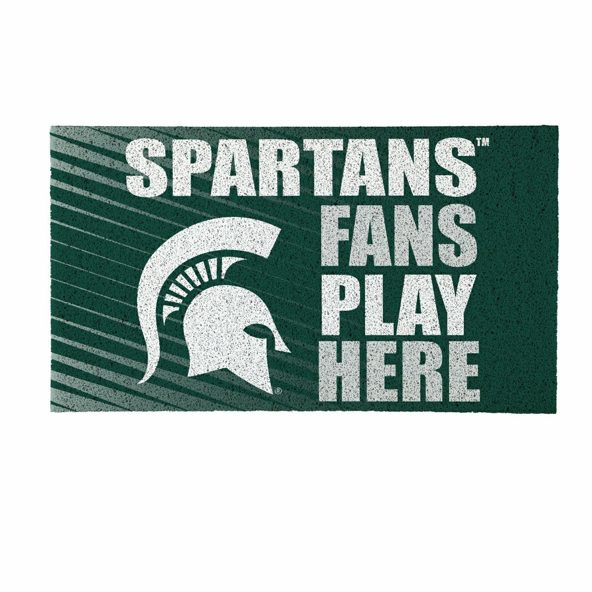 Michigan State University Fan Mat, 28"x16" - Collegiate