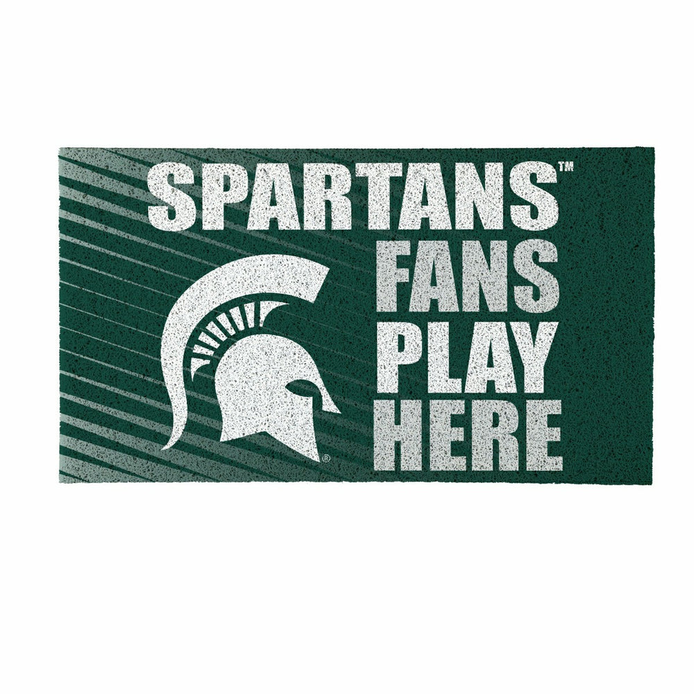 Michigan State University Fan Mat, 28"x16" - Collegiate