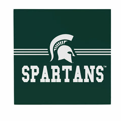 Michigan State University Wood Wall Sign, 12x12 - Collegiate Home