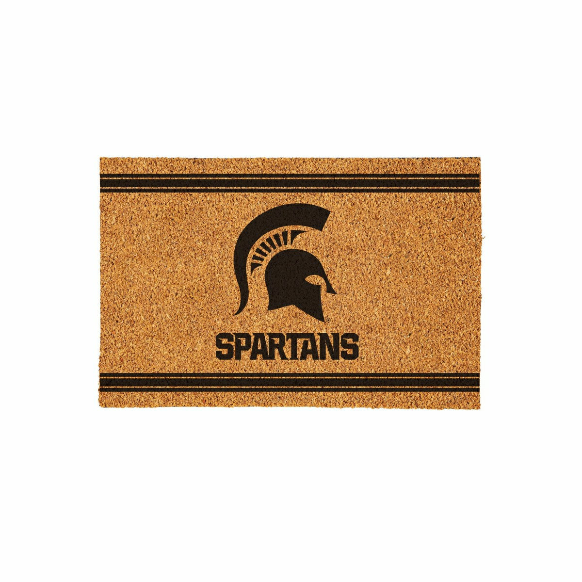 Michigan State University Large One Color Coir Mat, 36"x24" - Collegiate