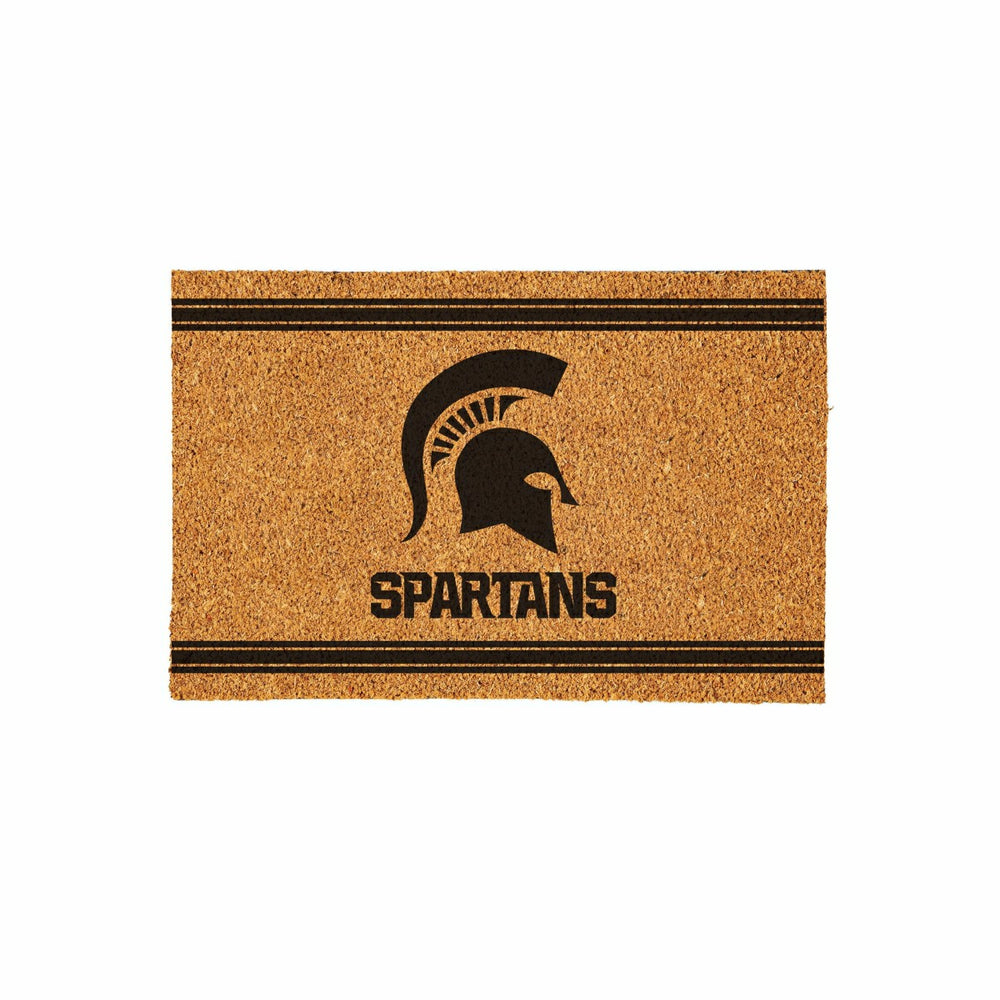 Michigan State University Large One Color Coir Mat, 36"x24" - Collegiate