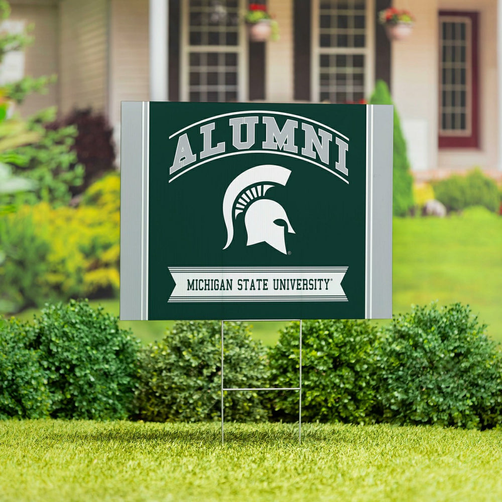 Michigan State University Coroplast Yard Sign Alumni - Collegiate Home