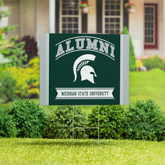 Michigan State University Coroplast Yard Sign Alumni - Collegiate Home