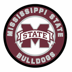 LED Wall Decor, Round, Mississippi State University - Collegiate Home