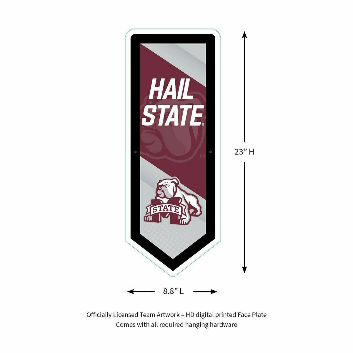 LED Wall Decor, Pennant, Mississippi State University - Collegiate Home