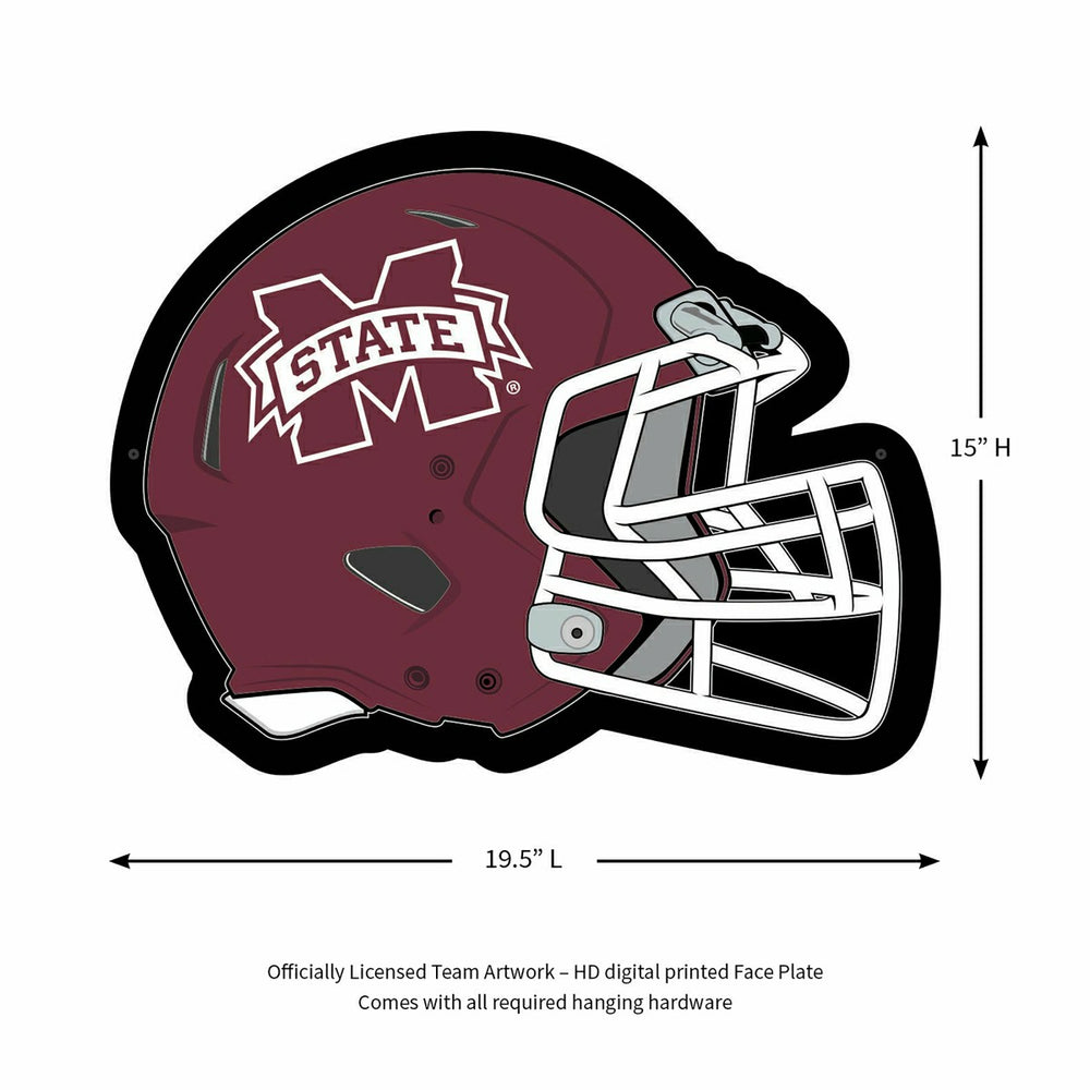LED Wall Decor, Helmet, Mississippi State University - Collegiate Home