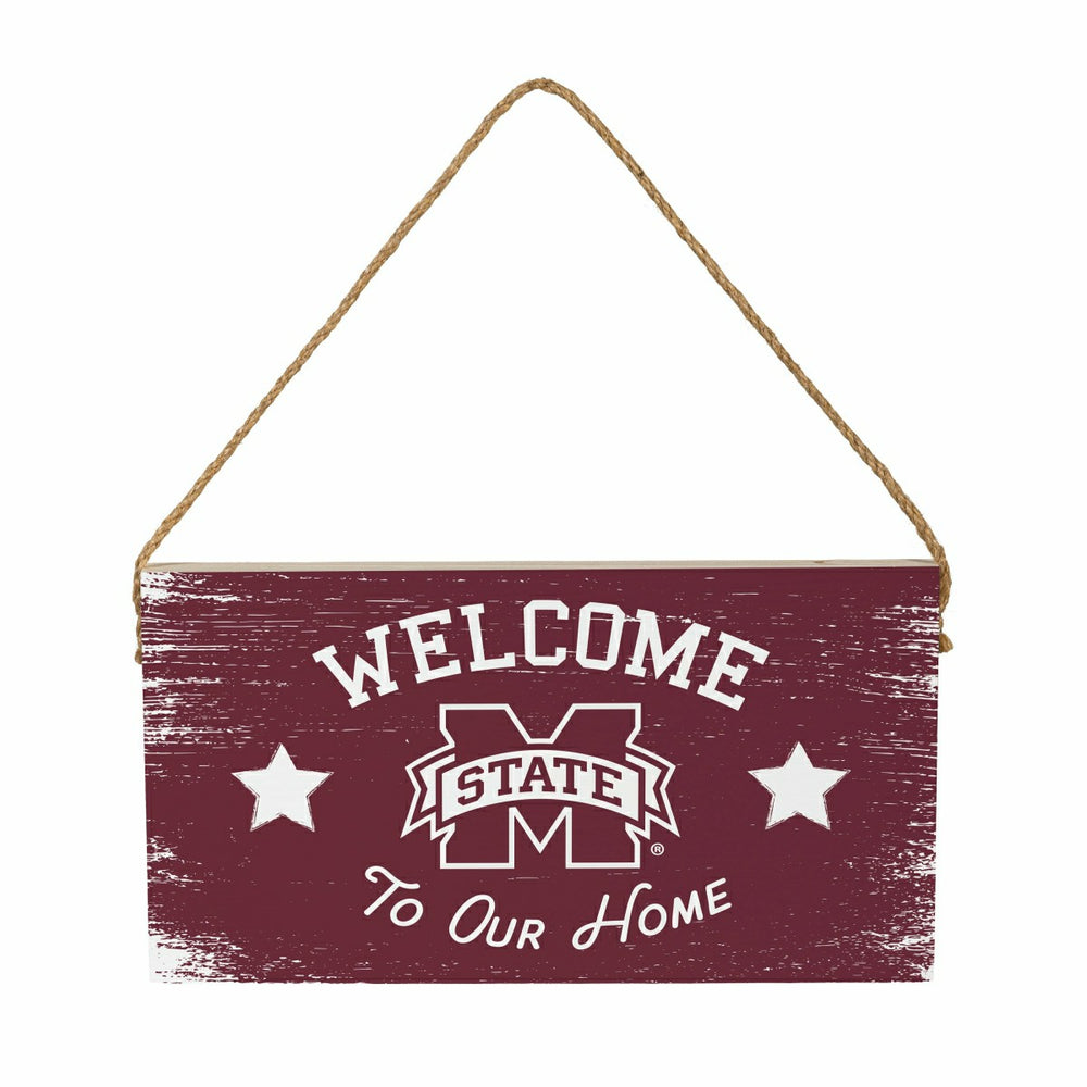 Mississippi State University Wood Wall Sign, 6x11 - Collegiate Home