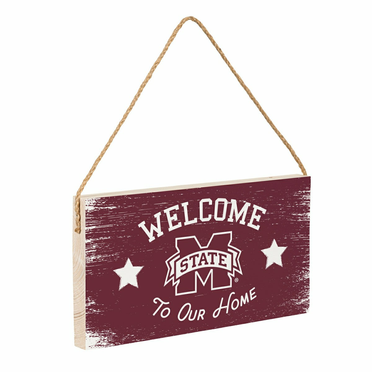 Mississippi State University Wood Wall Sign, 6x11 - Collegiate Home