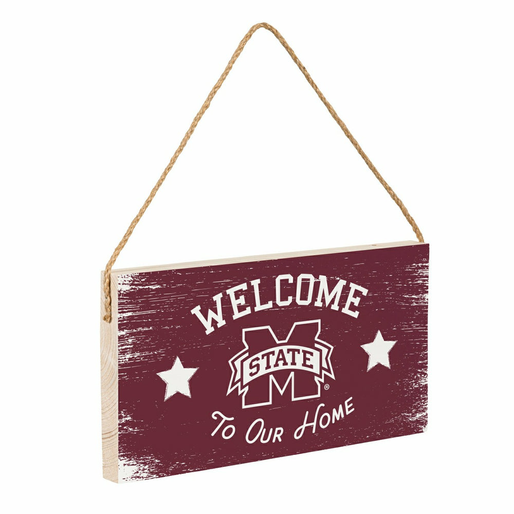 Mississippi State University Wood Wall Sign, 6x11 - Collegiate Home