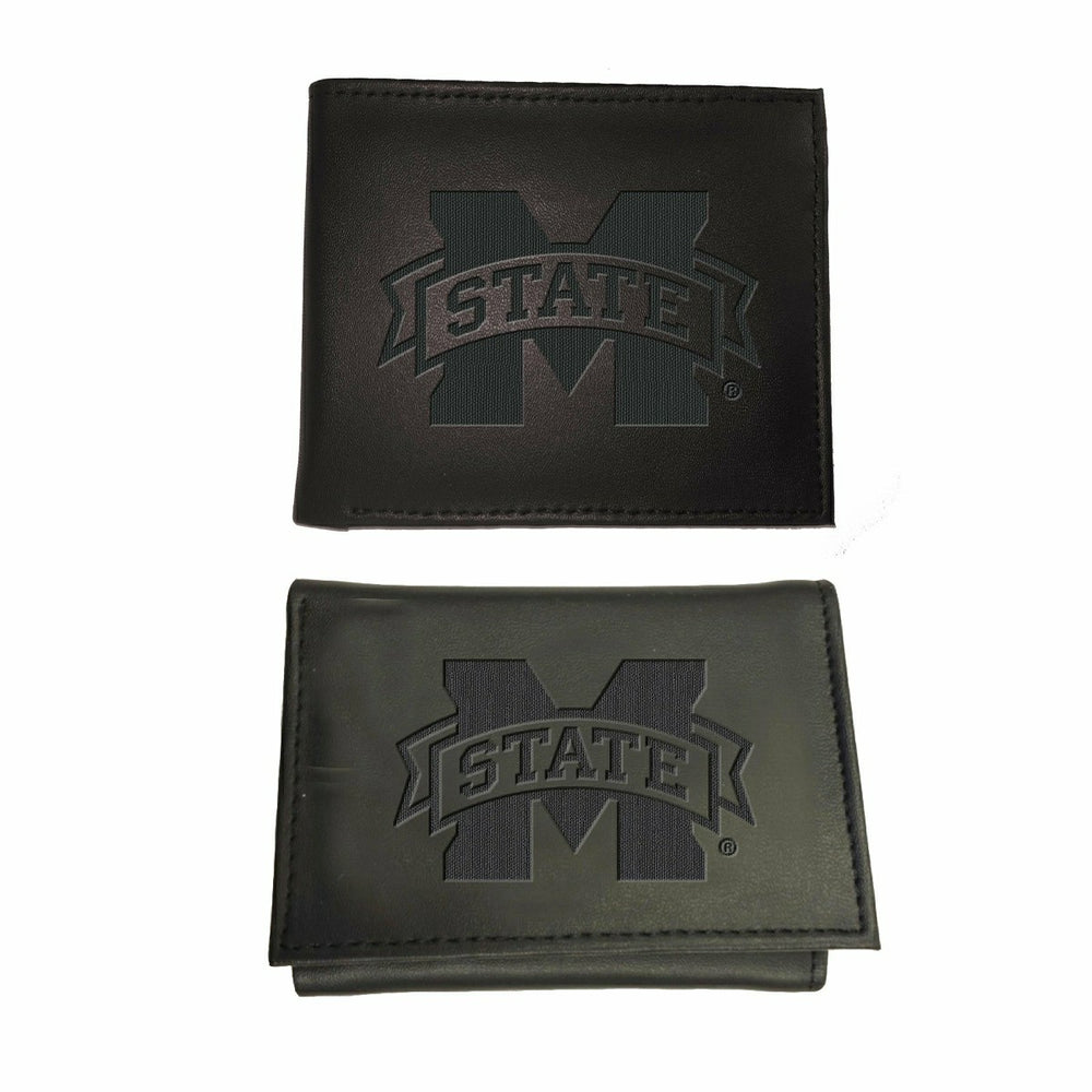 Mississippi State University, Bi-Fold and Tri-Fold Wallet Gift Set, Bl - Collegiate Home