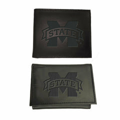 Mississippi State University, Bi-Fold and Tri-Fold Wallet Gift Set, Bl - Collegiate Home