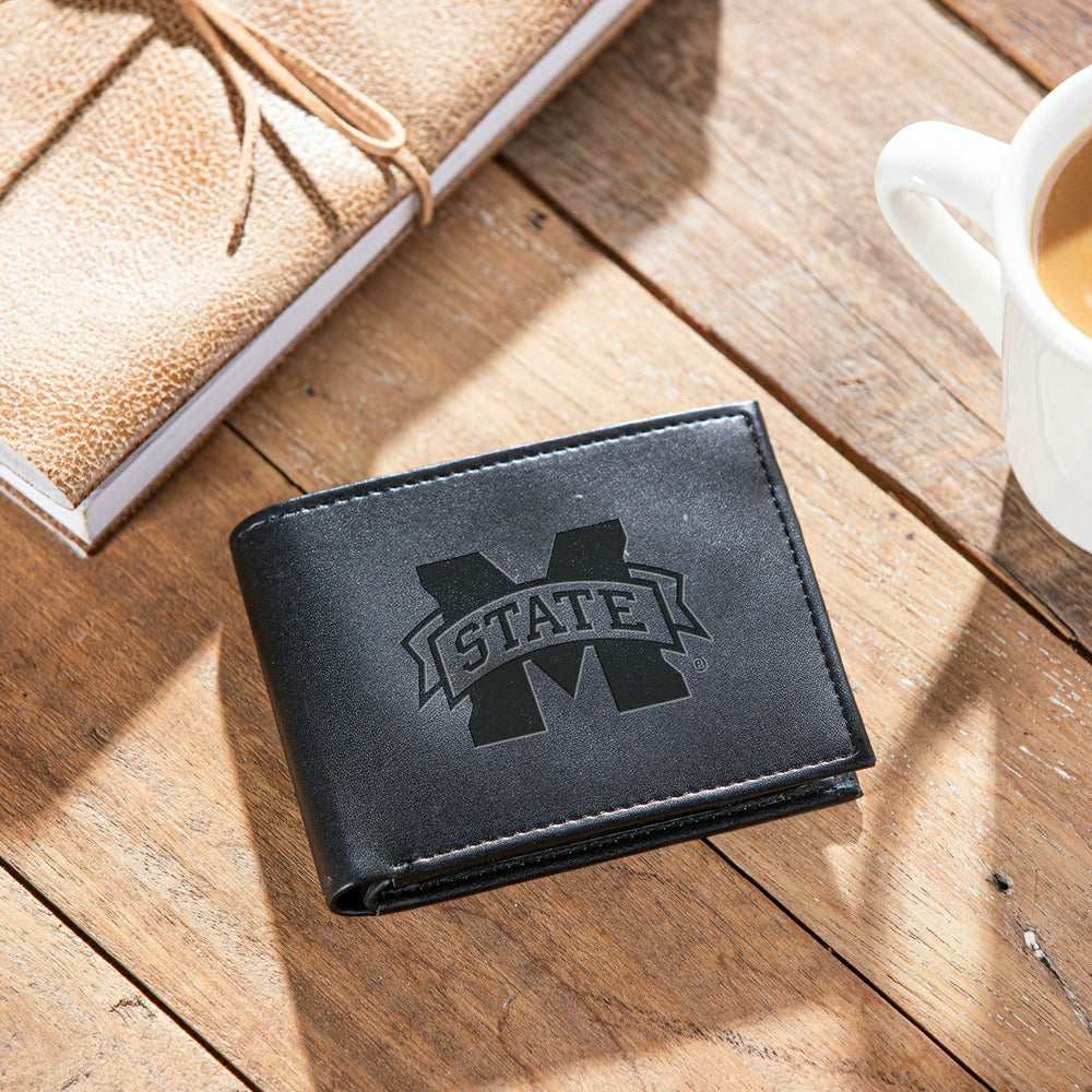 Mississippi State, Bi-Fold Wallet, Black - Collegiate Home