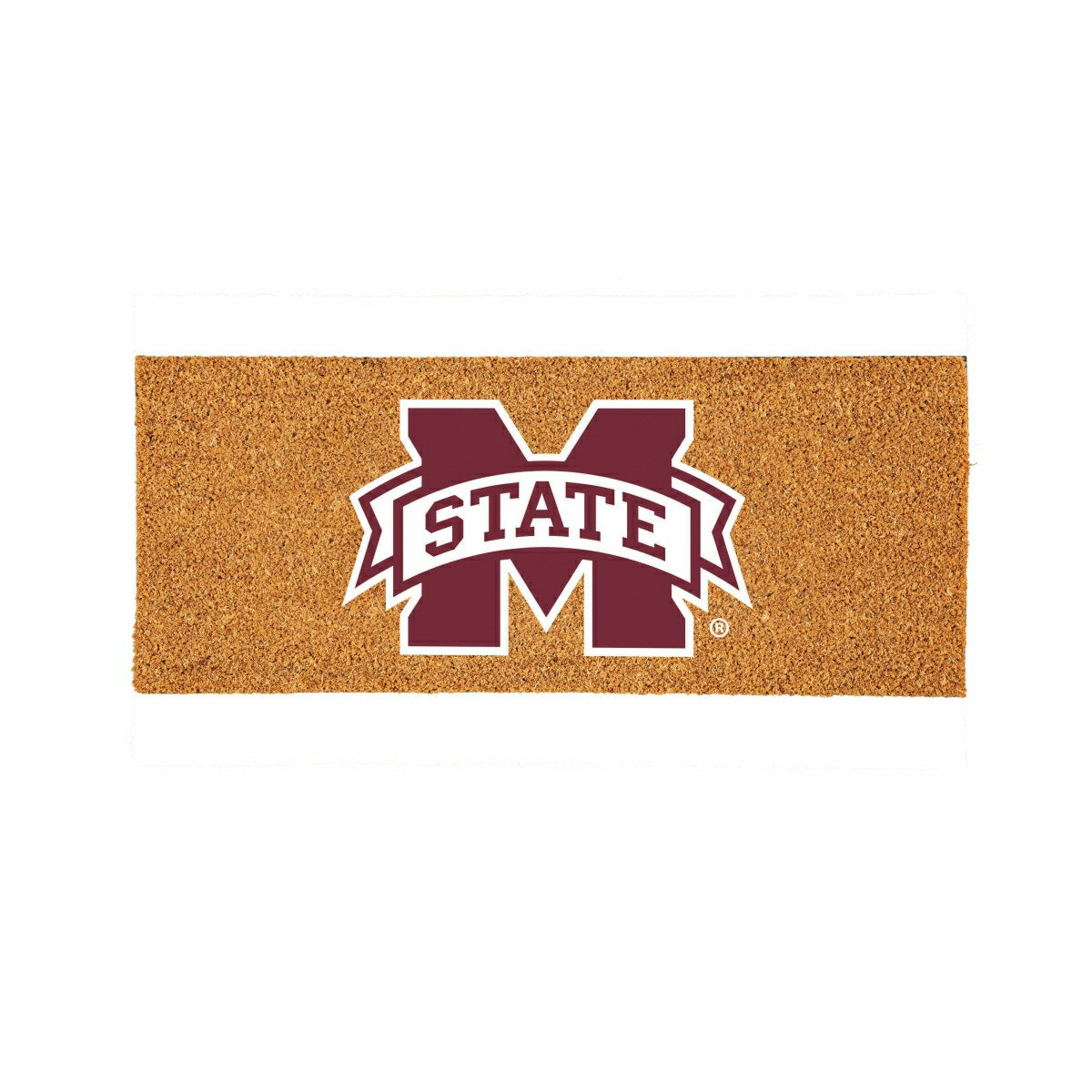 Mississippi State University Extra Large Full Color Coir Mat, 60"x24" - Collegiate