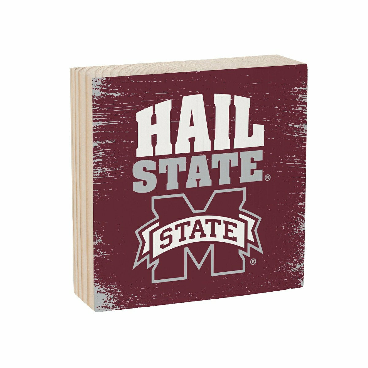 Mississippi State University Plock, Down Home Fans, 6x6 - Collegiate Home