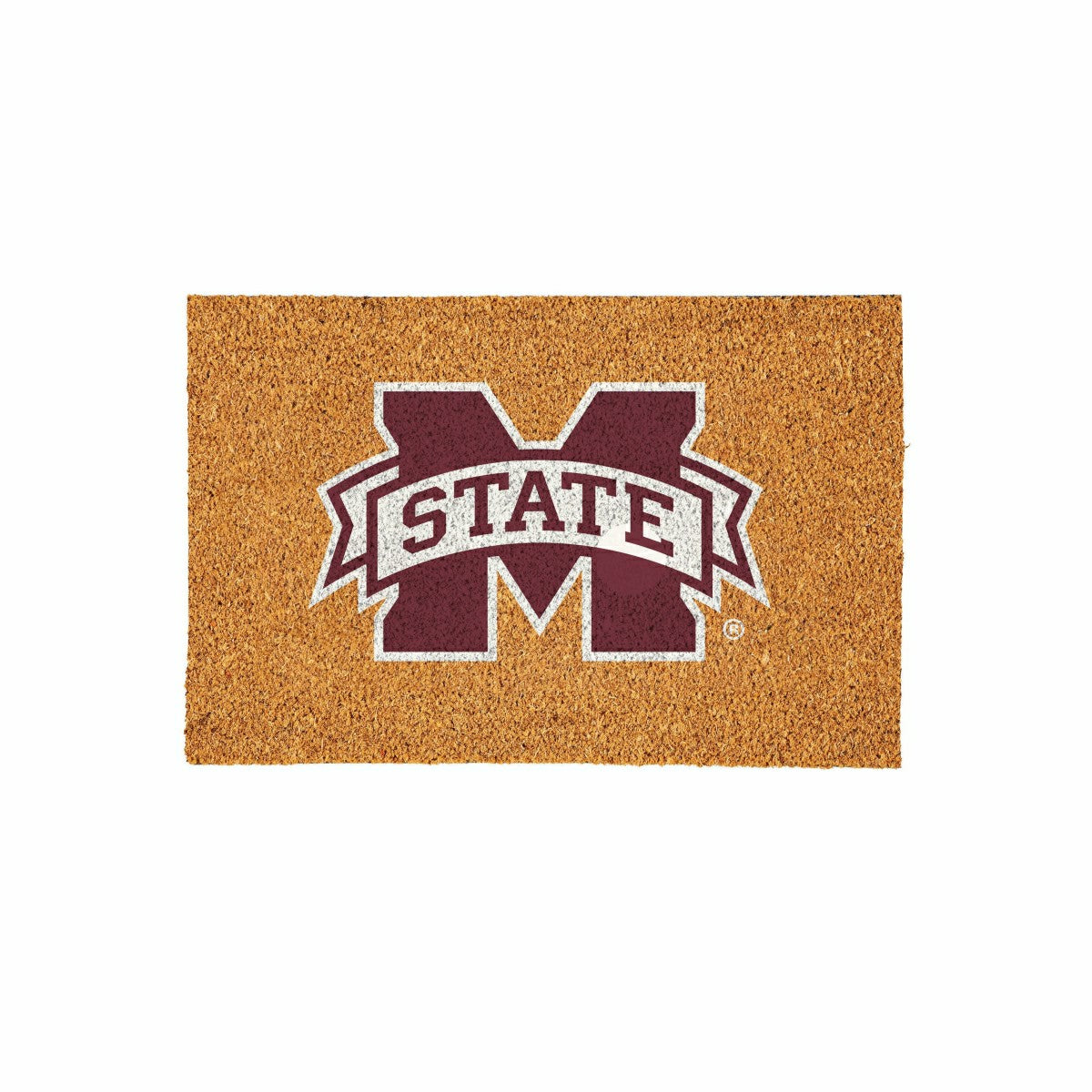 Mississippi State University Large Full Color Coir Mat, 36"x24" - Collegiate
