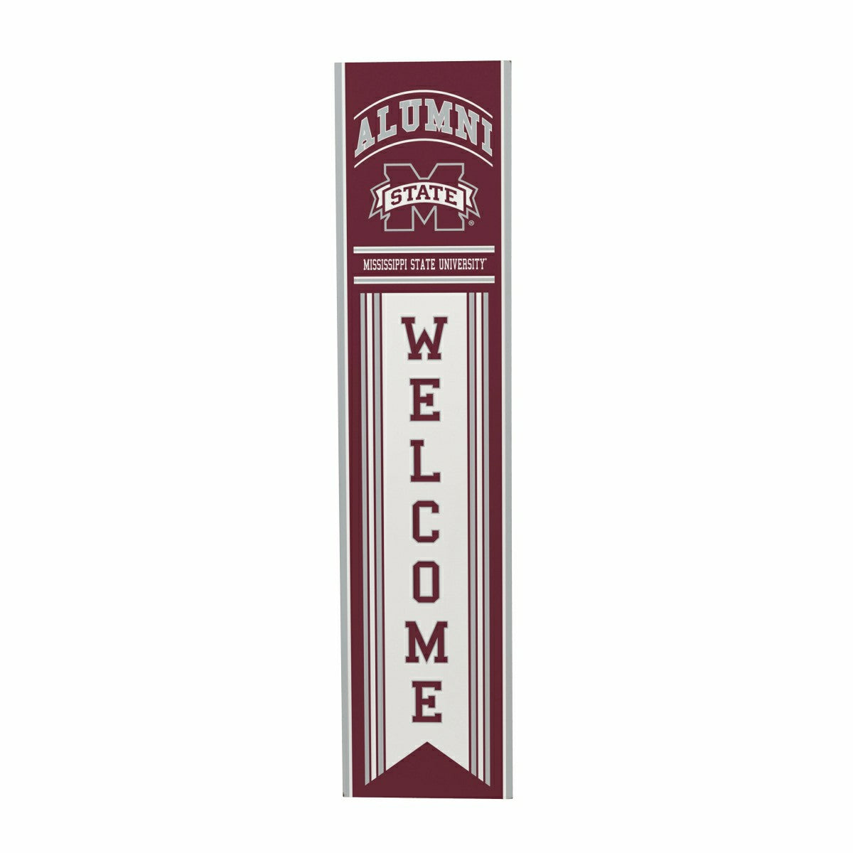 Mississippi State University Alumni Single Sided Large Leaner, 46" - Collegiate Home