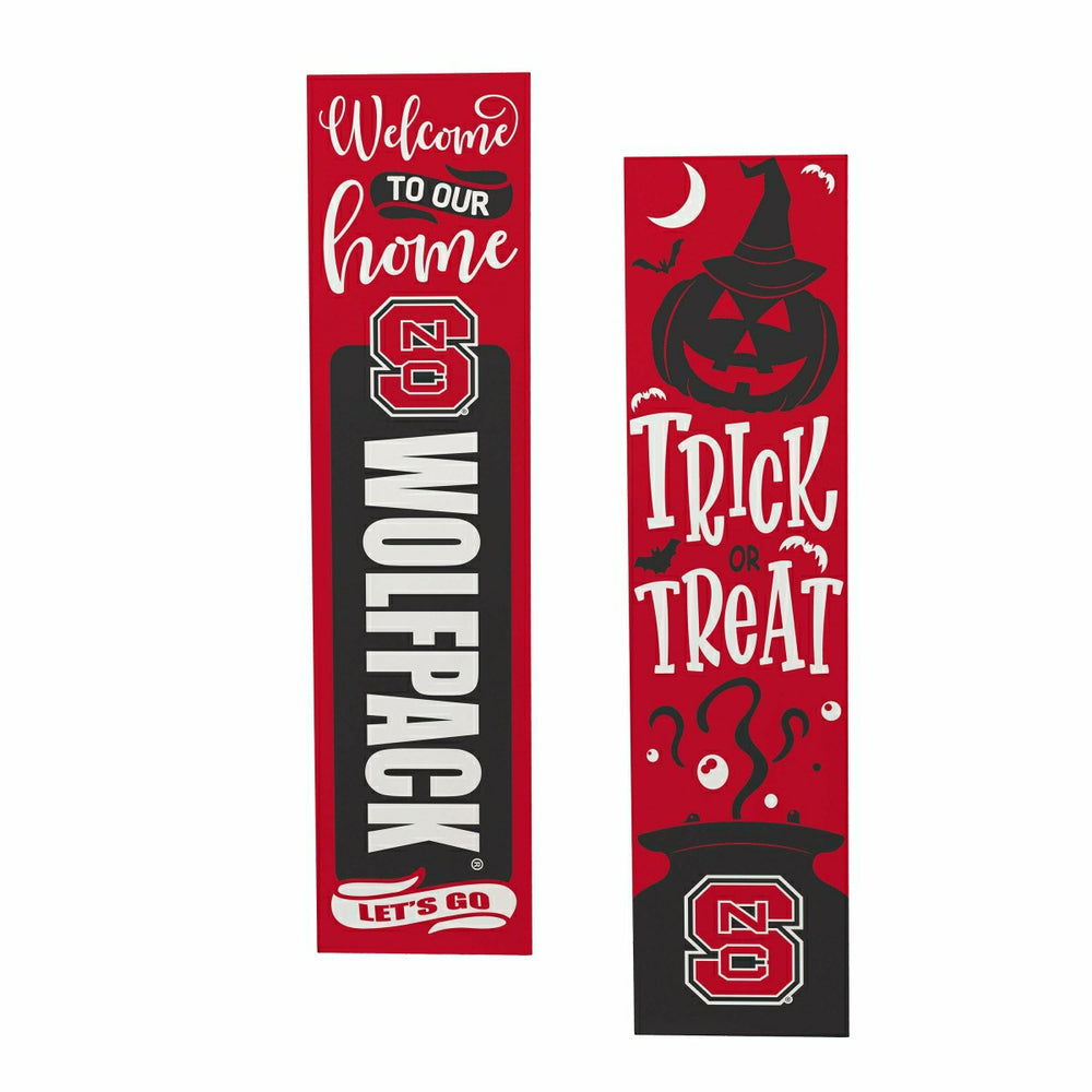 47" Double Sided Leaner, North Carolina State University, Halloween - Collegiate Home