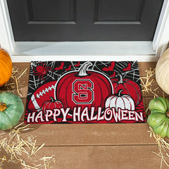 North Carolina State University Halloween PVC Mat, 28"x16" - Collegiate