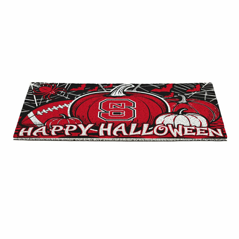 North Carolina State University Halloween PVC Mat, 28"x16" - Collegiate
