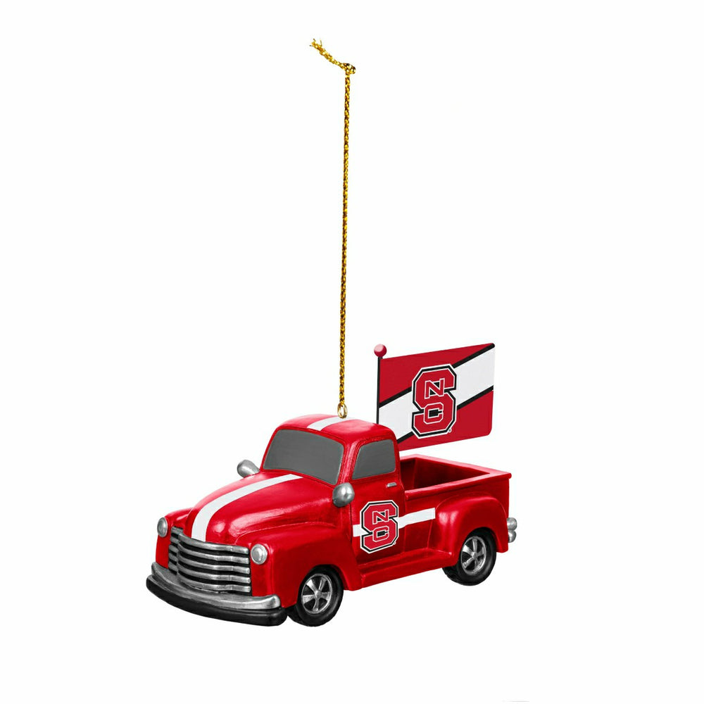 North Carolina State University Rally Truck Ornament, Set of 2 - Collegiate Home