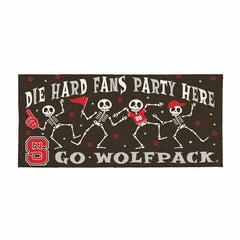 North Carolina State University Flocked Coir Halloween Sassafras Switc - Collegiate