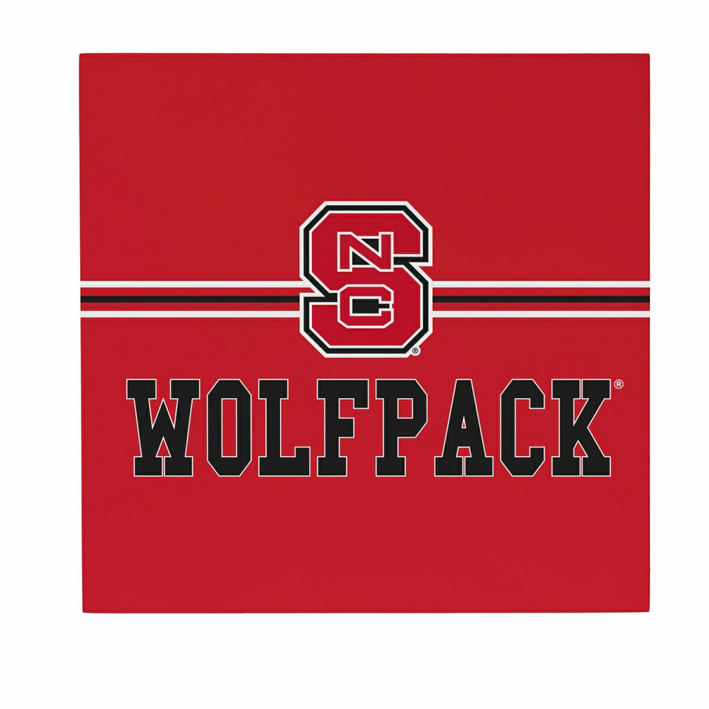 North Carolina State University Wood Wall Sign, 12x12 - Collegiate Home