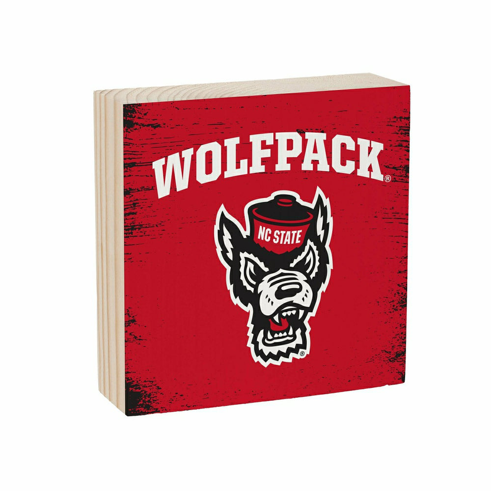 North Carolina State University Plock, Down Home Fans, 6x6 - Collegiate Home