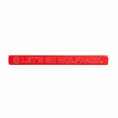 North Carolina State University Engraved Wood Sign, 1.5" x 18" - Collegiate Home
