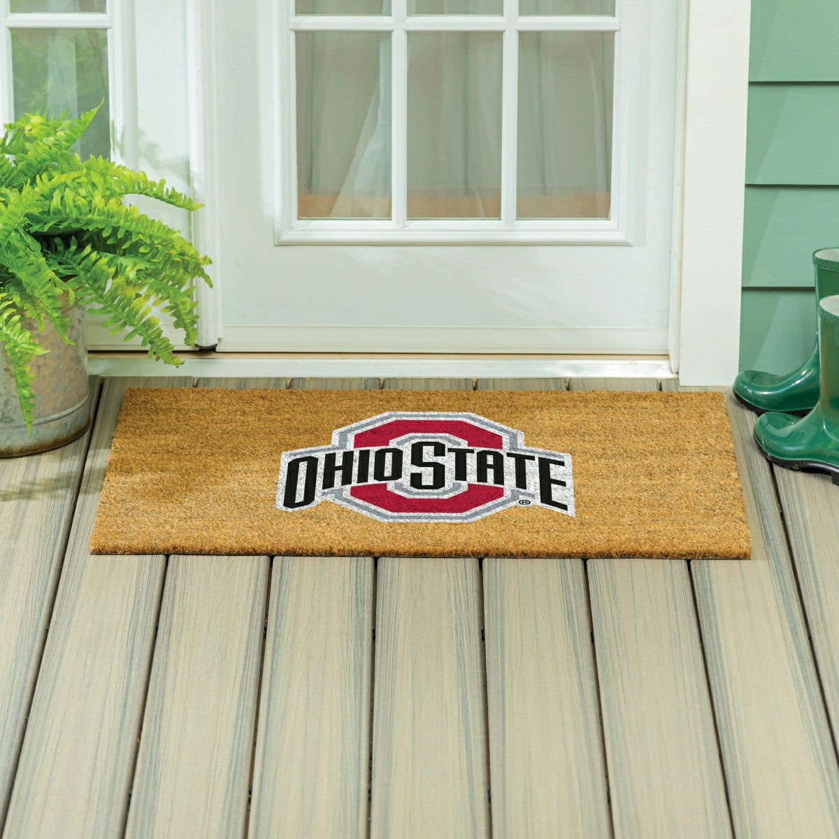 Ohio State University Large Full Color Coir Mat, 36"x24" - Collegiate