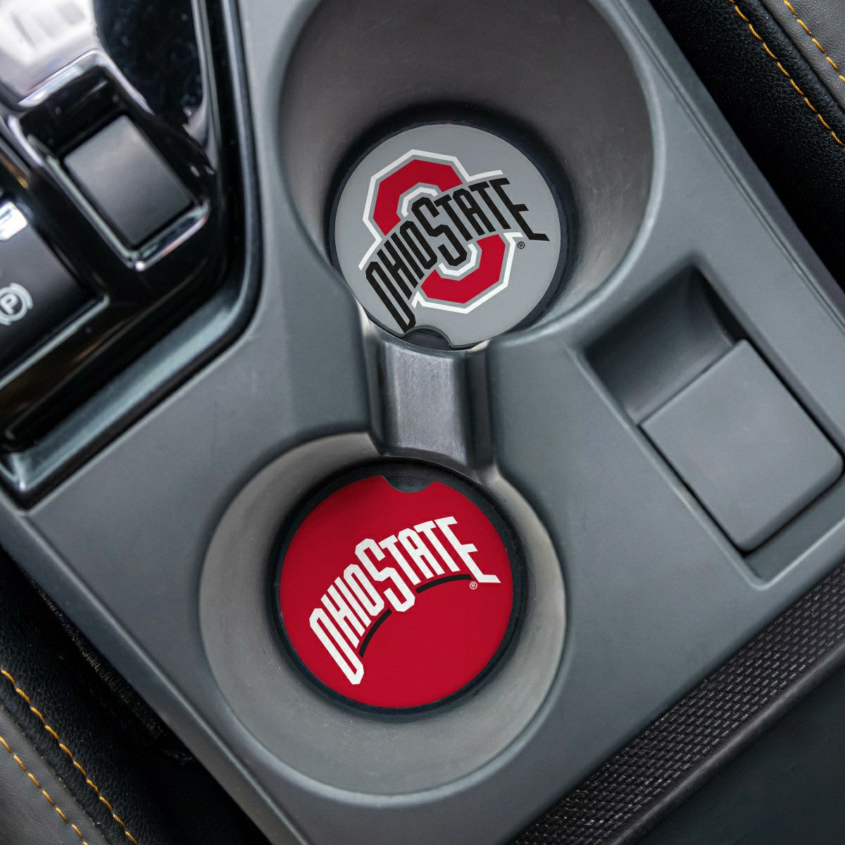 Ohio State University Car Coaster Set, 2pc - Collegiate
