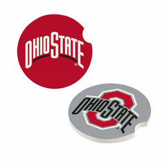 Ohio State University Car Coaster Set, 2pc - Collegiate