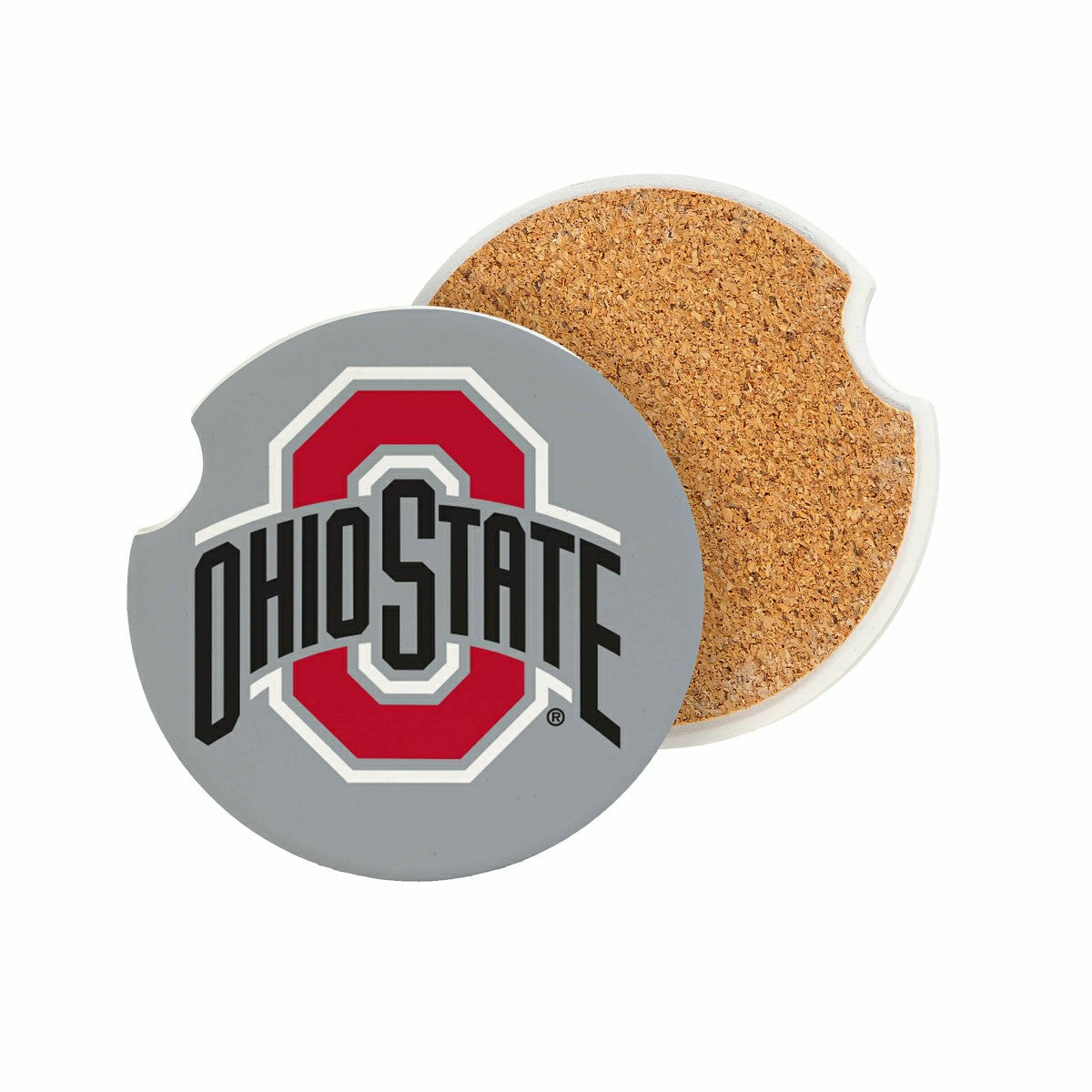 Ohio State University Car Coaster Set, 2pc - Collegiate