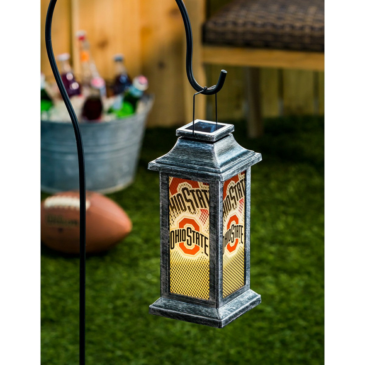 Ohio State University Solar Garden Lantern   MyEvergreen - Collegiate