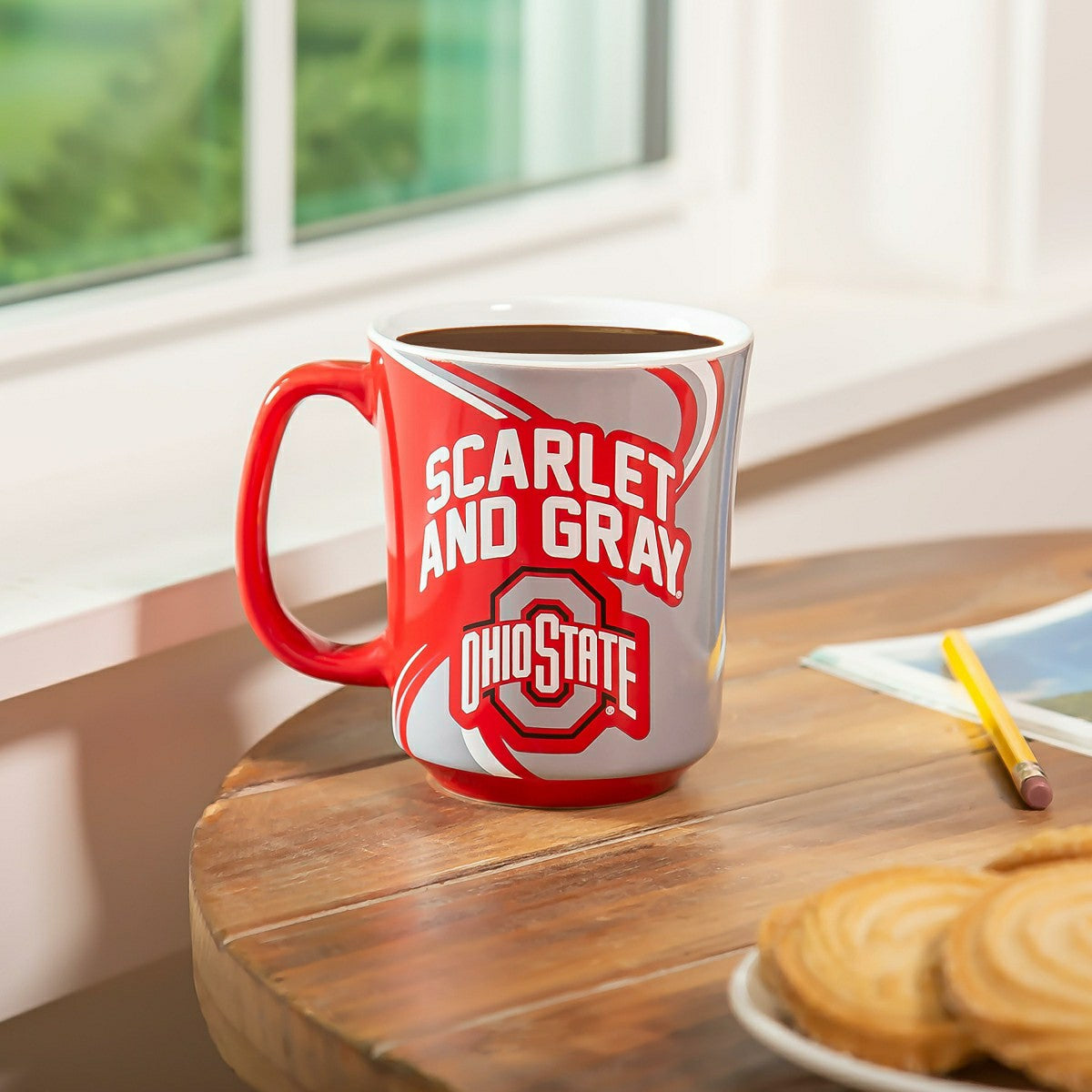 Ohio State University, 14oz Ceramic Cup of Awesome with Matching Box - Collegiate Home