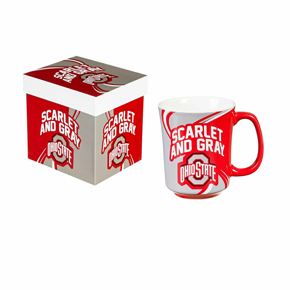 Ohio State University, 14oz Ceramic Cup of Awesome with Matching Box - Collegiate Home