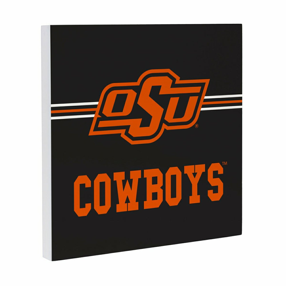 Oklahoma State University Wood Wall Sign, 12x12 - Collegiate Home