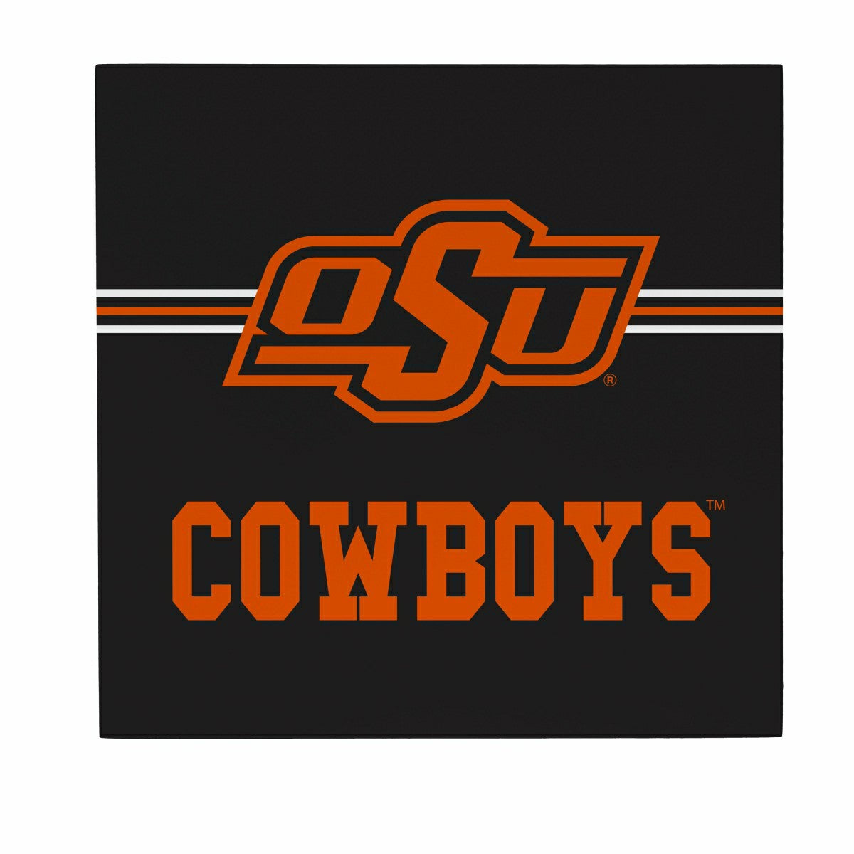 Oklahoma State University Wood Wall Sign, 12x12 - Collegiate Home