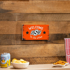 Oklahoma State University Wood Wall Sign, 6x11 - Collegiate Home