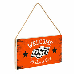 Oklahoma State University Wood Wall Sign, 6x11 - Collegiate Home