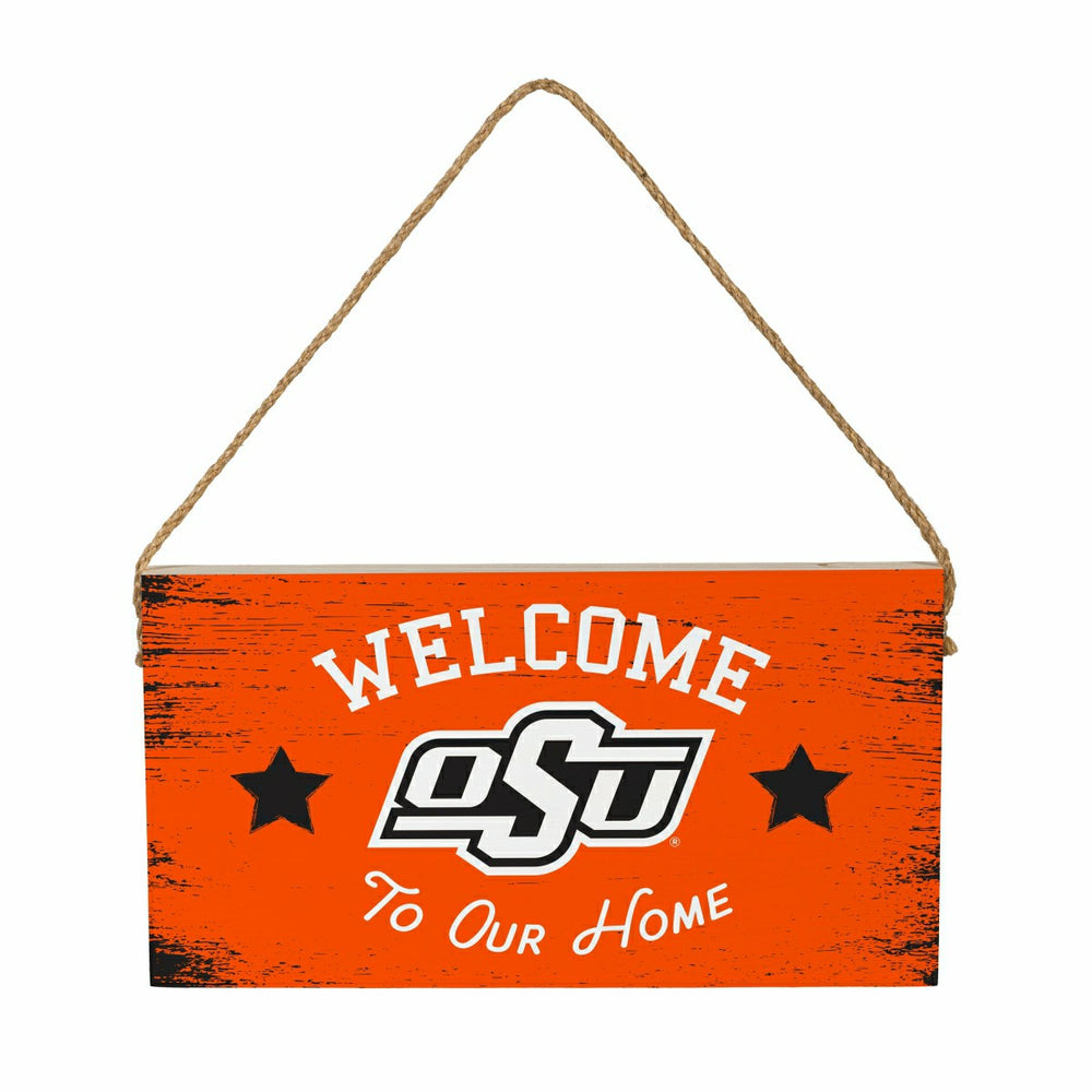 Oklahoma State University Wood Wall Sign, 6x11 - Collegiate Home