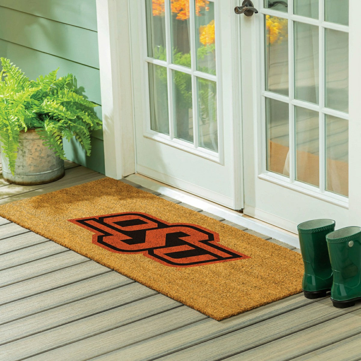Oklahoma State University Extra Large Full Color Coir Mat, 60"x24" - Collegiate