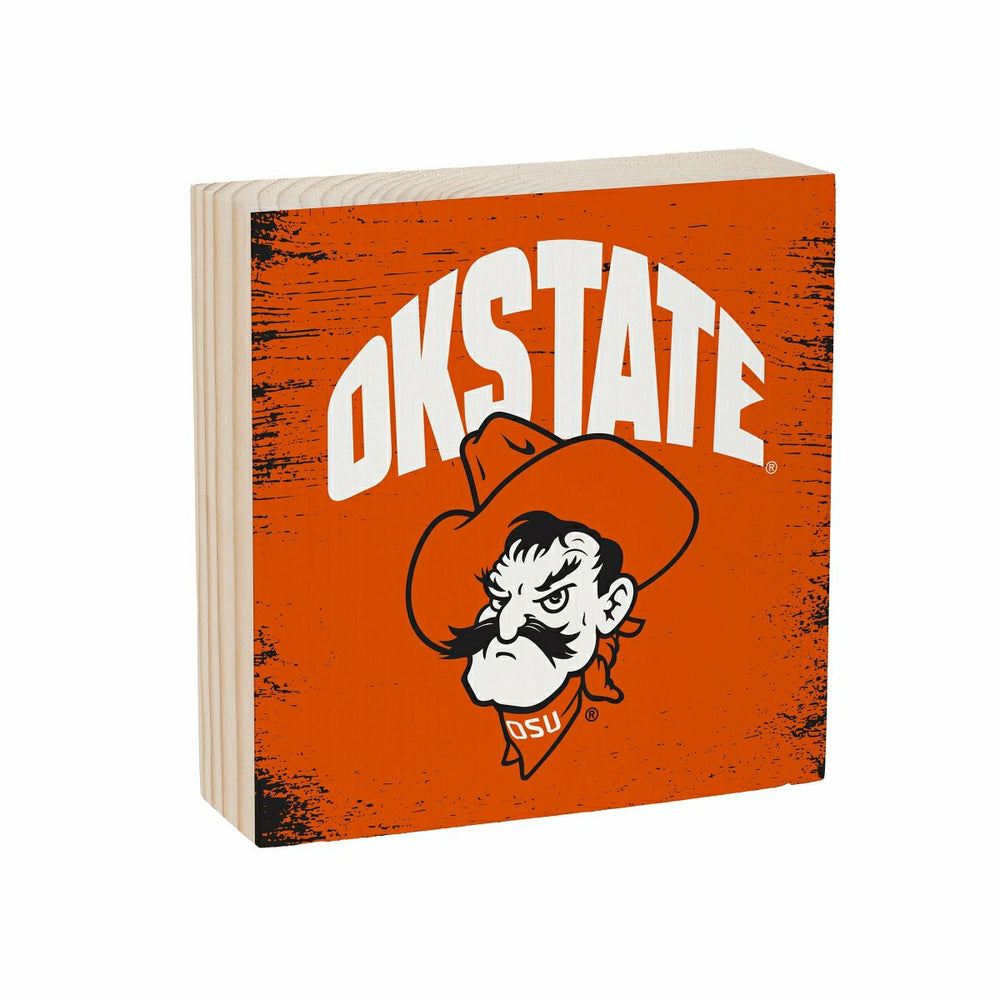 Oklahoma State University Plock, Down Home Fans, 6x6 - Collegiate Home
