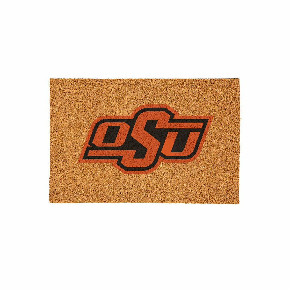 Oklahoma State University Large Full Color Coir Mat, 36"x24" - Collegiate