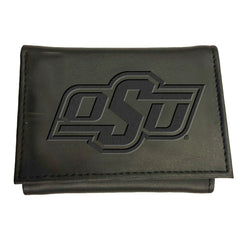 Oklahoma State University, Tri-Fold Wallet, Black - Collegiate Home