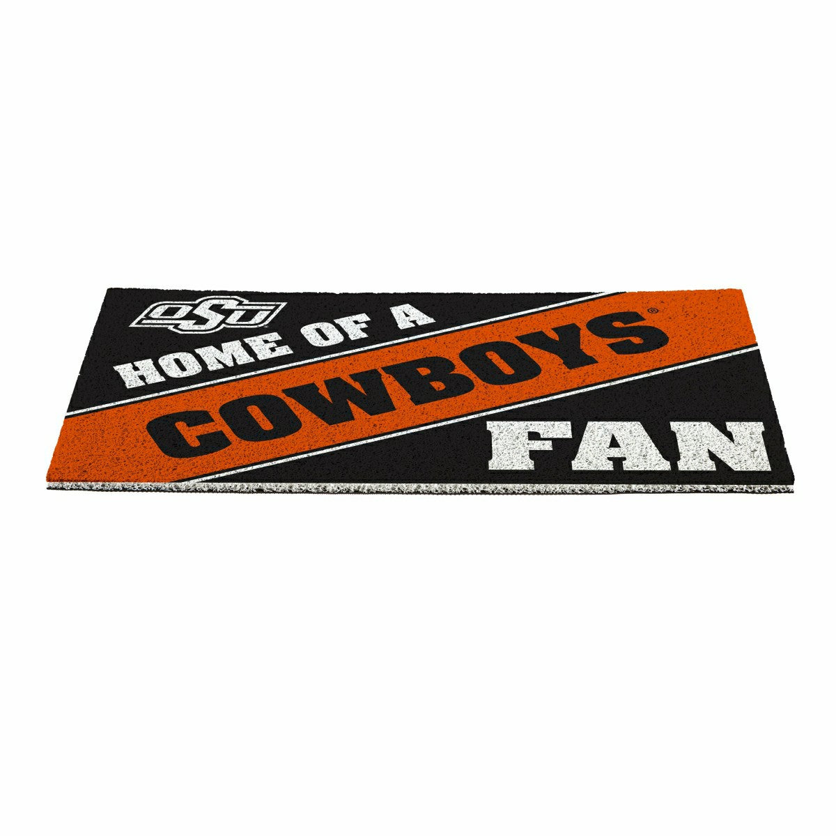 Oklahoma State University, PVC Mat COLOR, Home of a Fan - Collegiate