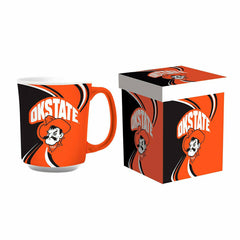 Oklahoma State University, 14oz Ceramic Cup of Awesome with Matching B - Collegiate Home