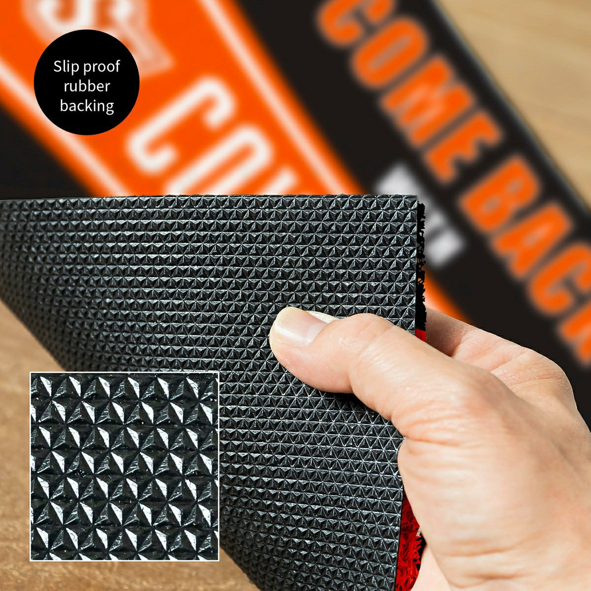 28" x 16" PVC Trapper Mat, Come Back with Tickets, Oklahoma State Univ - Collegiate