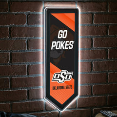 LED Wall Decor, Pennant, Oklahoma State University - Collegiate Home