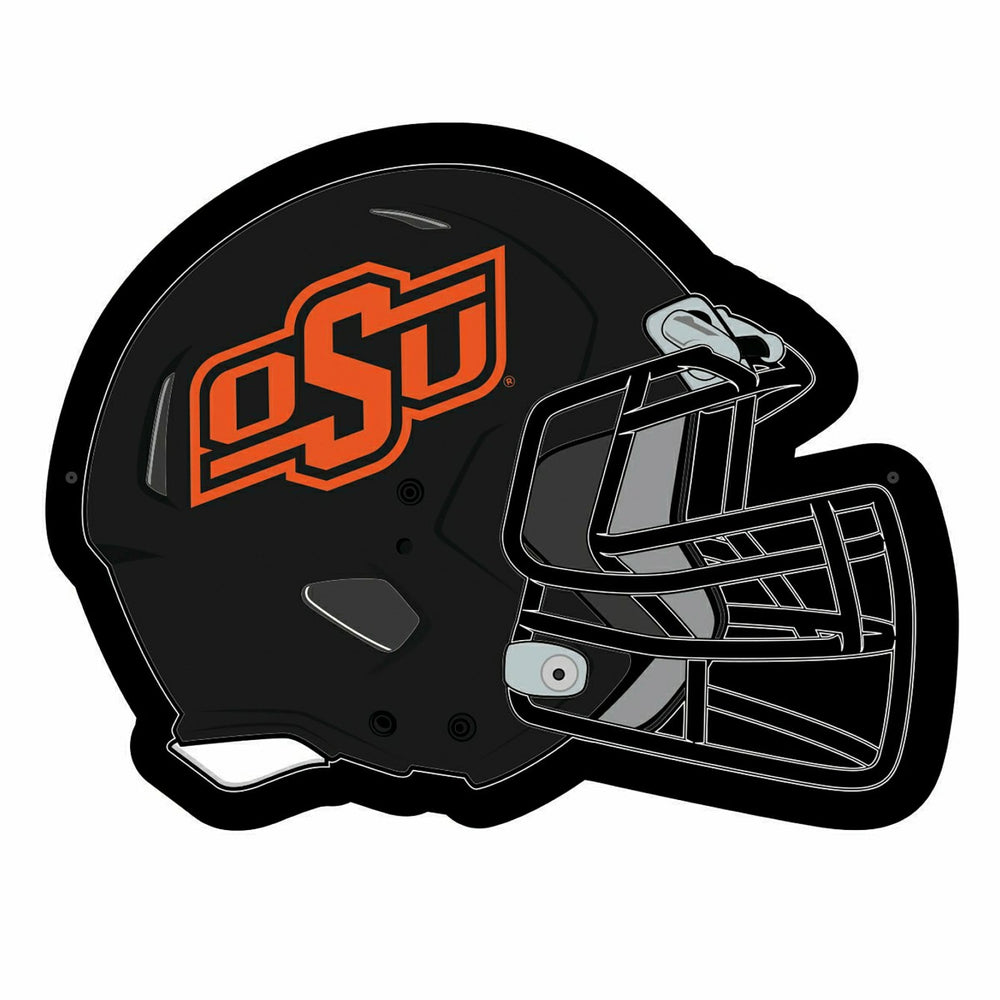 LED Wall Decor, Helmet, Oklahoma State University - Collegiate Home